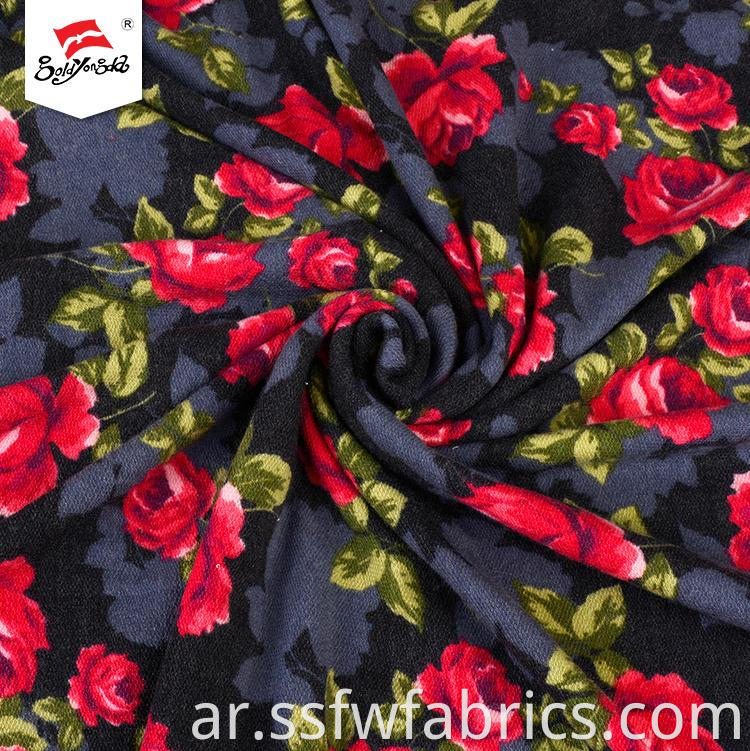 Fashion Flower Print Fabric